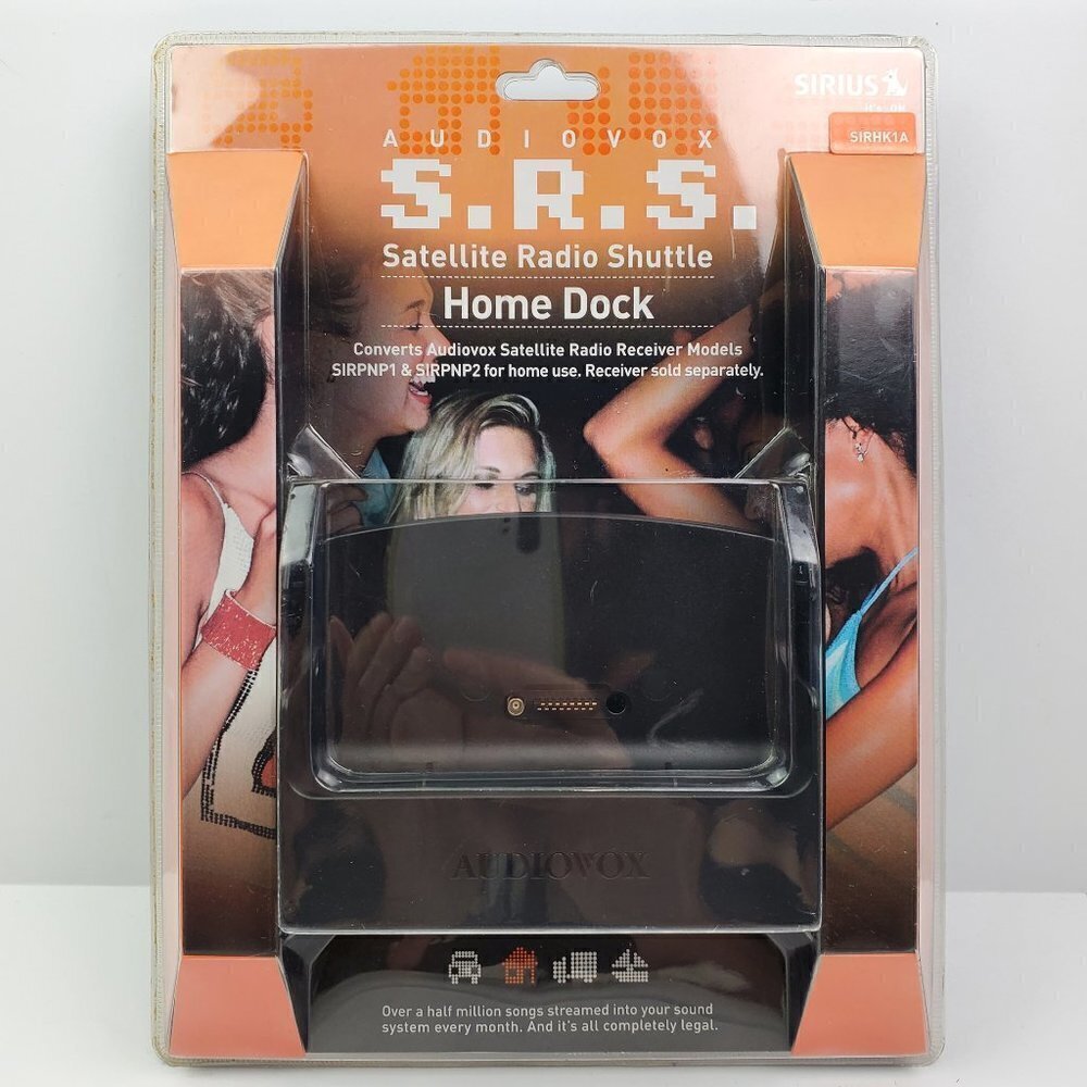 Audiovox Sirius Satellite Radio S.R.S. Receiver Home Dock SIRHK1A NIB